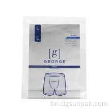 নীচের গাসেট জলরোধী প্লাস্টিক স্ব আঠালো PE ব্যাগ